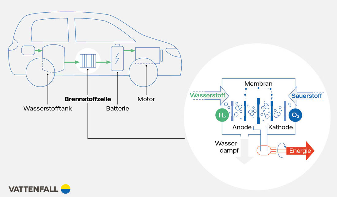 Wasserstoffautos Als Alternative Zu E Autos Vattenfall